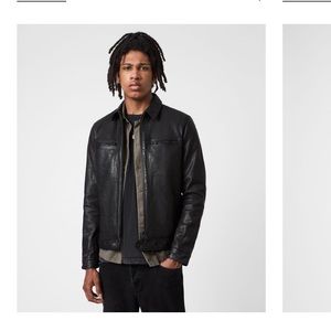 ALLSAINTS Lark leather jacket. Black. No flaws.